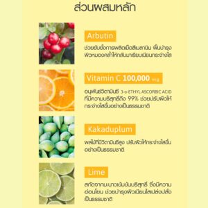 Cathy Doll (B) Fresh Citrus Whitamin Vitamin C Arbutin Body Lotion 150ml (Made In Thailand)