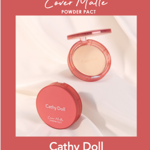 Cathy Doll (M) Cover Matte Powder Pact SPF30 PA+++ 12g in Ivory (#01)