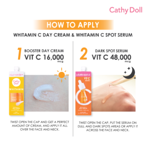 Cathy Doll Whitamin C Day Cream & Whitamin C Spot Serum 6ml + 6ml