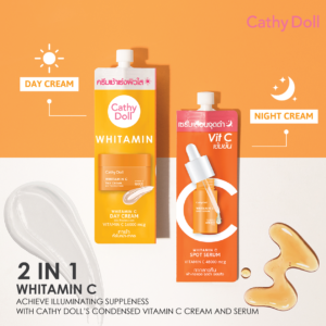 Cathy Doll Whitamin C Day Cream & Whitamin C Spot Serum 6ml + 6ml